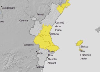 AEMET reactiva el aviso amarillo en el Norte de Castelló después de acumular 90 litros esta tarde