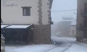 Las quitanieves aparecen en el interior de Castelló y zonas de La Safor acumulan ya 72 litros