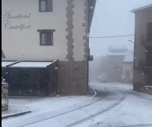 Las quitanieves aparecen en el interior de Castelló y zonas de La Safor acumulan ya 72 litros