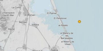 Terremoto la noche del 22 frente a las costas de El Perelló