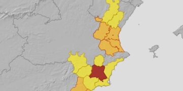Más de 67 litros de lluvia acumulan en l'Alcúdia esta mañana