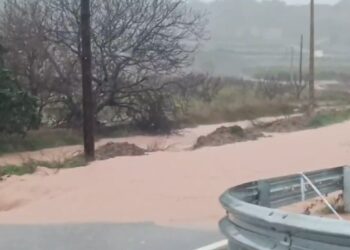 Guadassuar alcanza los 215 litros por metro cuadrado hoy