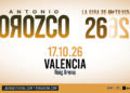 Antonio Orozco traerá “La gira de tu vida” al Roig Arena el 17 de octubre de 2026