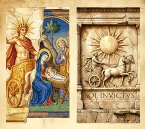 De las cenizas del Sol Invictus romano al pesebre de Bel&eacute;n 
