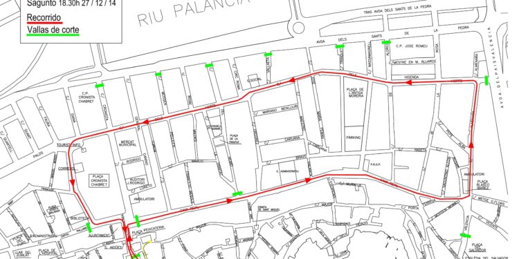 Sagunto se prepara para la XI Sant Silvestre: guía completa de cortes de tráfico y restricciones