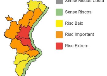 Emergencias GVA eleva el nivel de alertas meteorológicas: en la costa de Valencia ALERTA ROJA y se eleva a naranja en otros puntos 16 Emergencias GVA eleva el nivel de alertas meteorológicas: en la costa de Valencia ALERTA ROJA y se eleva a naranja en otros puntos