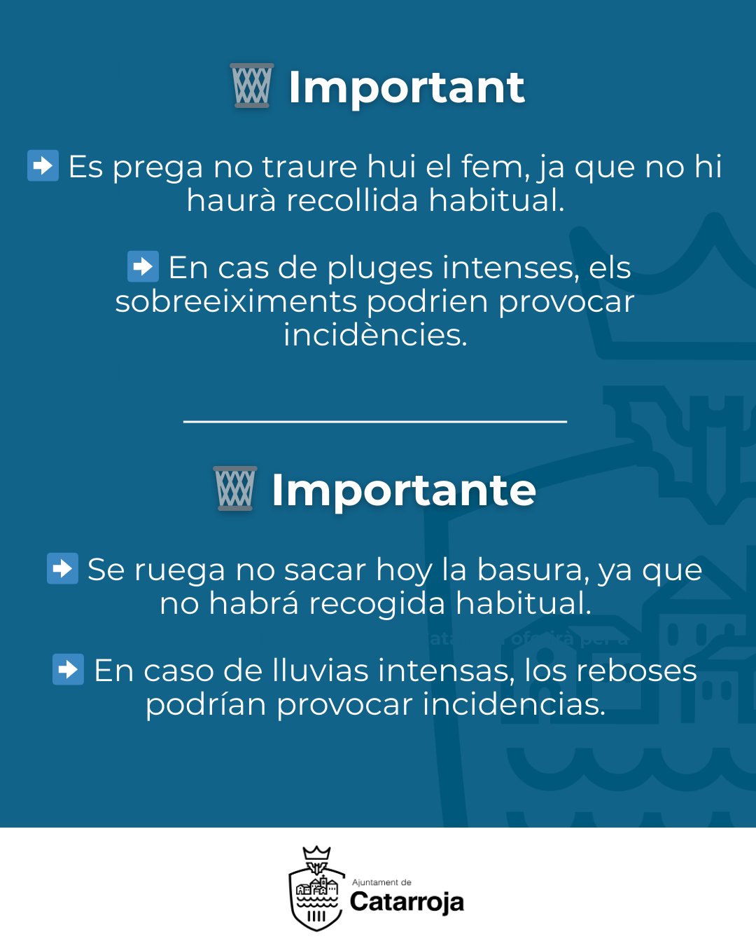 Catarroja Suspende las Clases este lunes y realiza seguimiento de las lluvias 3 G8JRADlX0AY5PMe