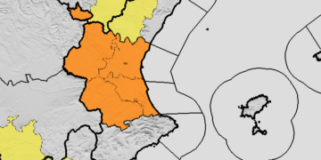 Aemet amplia las alertas por lluvias para este domingo: toda Valencia en alerta naranja y Castelló en aviso amarillo