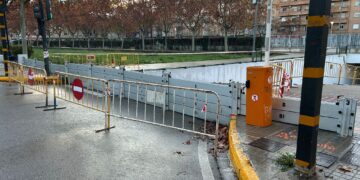 Aldaya blinda el barranco de la Saleta con compuertas ante la amenaza de fuertes lluvias