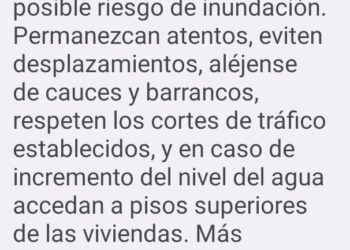 GVA Emergencias envia un nuevo EsALERT a toda la provincia de Valencia por riesgo de INUNDACIÓN