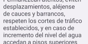 GVA Emergencias envia un nuevo EsALERT a toda la provincia de Valencia por riesgo de INUNDACIÓN