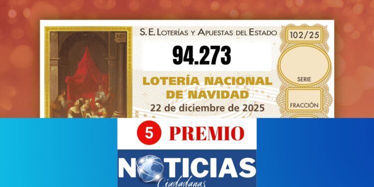 94.273 un quinto premio que ha tocado también en el Teatro Real