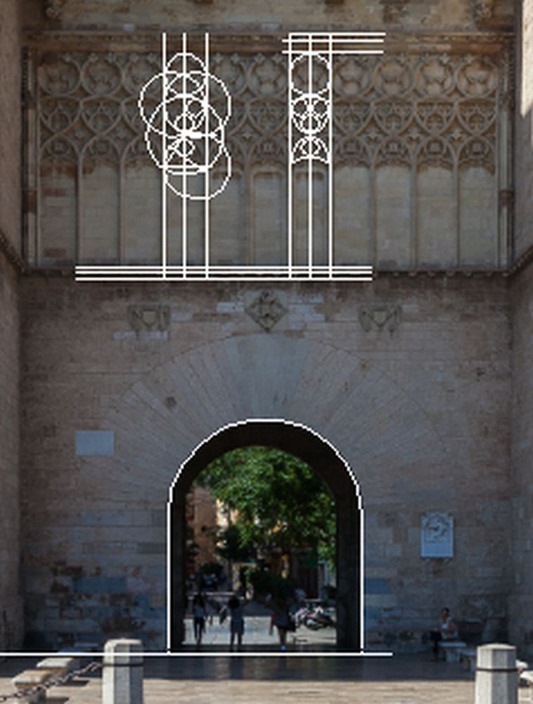 Caudete recupera su historia: las nuevas «Puertas de Valencia» ya presiden su entrada principal 3 REPASADO AUTOCAD PUERTAS DE VALENCIA