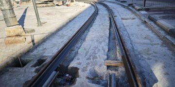 Las Líneas 4, 6 y 8 del tranvía de Metrovalencia recuperan hoy la circulación del tramo La Cadena-Marítim