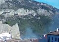 Un incendio forestal sobresalta a la población de Guadalest 11 Un incendio forestal sobresalta a la población de Guadalest
