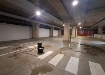 Nueva gotera en los sótanos del Mercado Central de Valencia, la vigésimo quinta 14 Nueva gotera en los sótanos del Mercado Central de Valencia, la vigésimo quinta