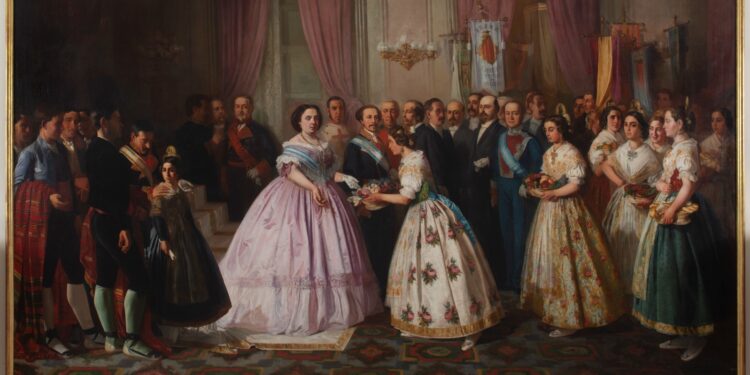 El Ayuntamiento adquiere un cuadro de la reina Isabel II en el Palau de Cervelló 1 El Ayuntamiento adquiere un cuadro de la reina Isabel II en el Palau de Cervelló