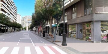 Catalá anuncia una reforma de aceras de la Calle Colón este próximo año con un coste de 2,5 millones