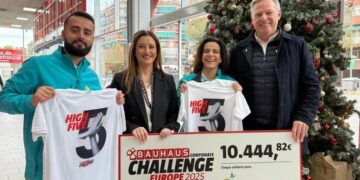 El equipo de BAUHAUS España convierte 12.812 kilómetros solidarios en una donación de 10.444,82 € a la Fundación Ambulancia del Deseo