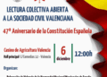 Lectura colectiva de la Constitución Española