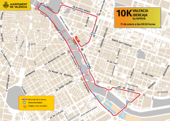 Valencia da la bienvenida al 2026 con una 10K Ibercaja de récord: 18.000 corredores tomarán las calles