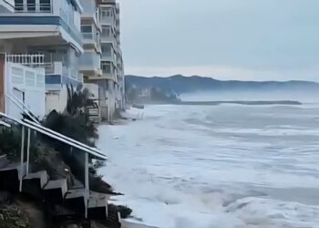 El PP de Tavernes alerta de "la desaparición de la playa" y exige la presencia inmediata de la delegada del Gobierno