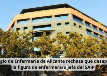 El Colegio de Enfermería de Alicante rechaza que desaparezca la figura de enfermera/o jefa del SAIP