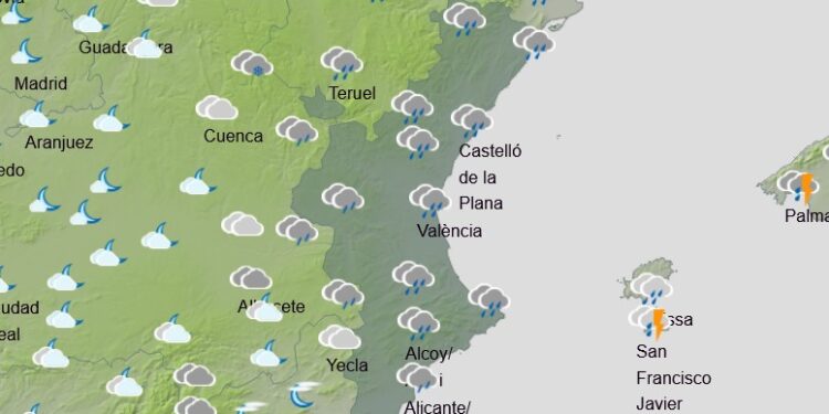 La Comunitat Valenciana en alerta ante la llegada de la borrasca ‘Harry’ y una nueva DANA
