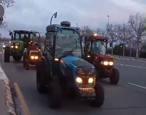 A partir de las 10:00h nueva tractorada y manifestación del campo en Valencia