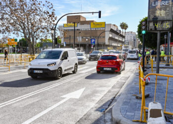 Valencia reordena el tráfico en la zona de Arrancapins: nuevos sentidos y cambios en San Vicente Mártir
