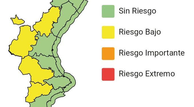Ola de frío en la Comunitat Valenciana: Emergencias activa la alerta amarilla por nevadas y temperaturas gélidas en el interior 1 Ola de frío en la Comunitat Valenciana: Emergencias activa la alerta amarilla por nevadas y temperaturas gélidas en el interior