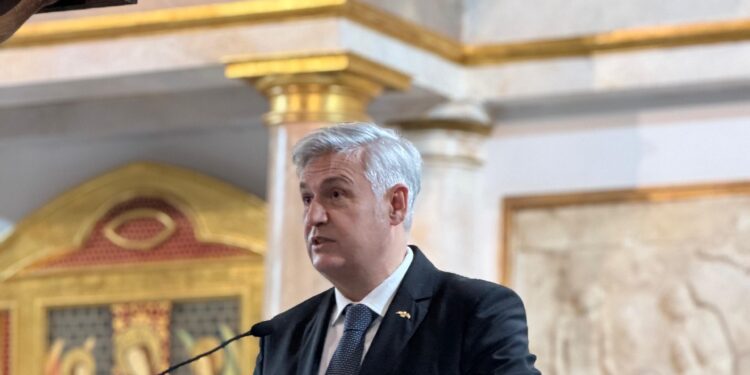Josep Vicent Navarro Raga pronuncia el pregó de la festivitat de Sant Vicent Màrtir en la Basílica de la Roqueta