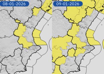 AEMET activa avisos por fuertes vientos para esta noche, jueves y viernes