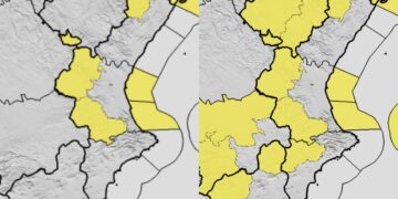 AEMET activa avisos por fuertes vientos para esta noche, jueves y viernes