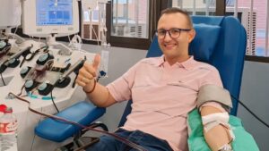 José Panadero, el donante con miedo a las agujas que salva vidas 4 jose panadero donante centro transfusiones cv 1