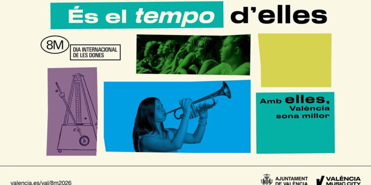 Valencia celebra el 8M con una campaña sobre mujeres y música: “Con ellas, Valéncia suena mejor” 1 Valencia celebra el 8M con una campaña sobre mujeres y música: “Con ellas, Valéncia suena mejor”