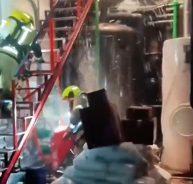 Un incendio en la sala de calderas del Hospital General de Valencia moviliza a tres parques de bomberos 1 Un incendio en la sala de calderas del Hospital General de Valencia moviliza a tres parques de bomberos