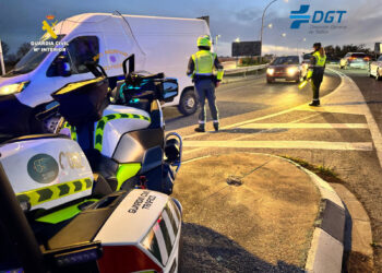 La Guardia Civil detecta a un conductor circulando con una motocicleta a 194km/h en una vía limitada a 80km/h