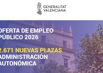 La Generalitat Valenciana blinda su plantilla: luz verde a una OPE histórica de 2.671 plazas para 2026