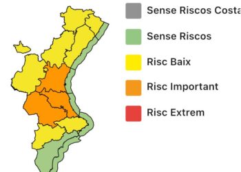 La Comunidad Valenciana en vilo ante un "reventón" de vientos de más de 100 km/h. Se amplían las alertas