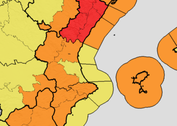 Alerta roja en Castellón: Emergencias pide «máxima prudencia» ante vientos huracanados de 140 km/h