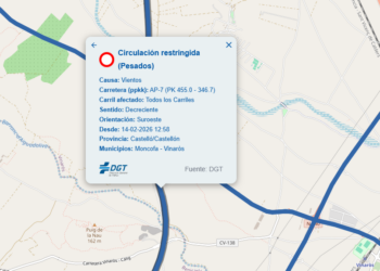 Restricciones de movilidad en carreteras CV: La DGT mantiene limitaciones críticas en la AP-7 y la A-33