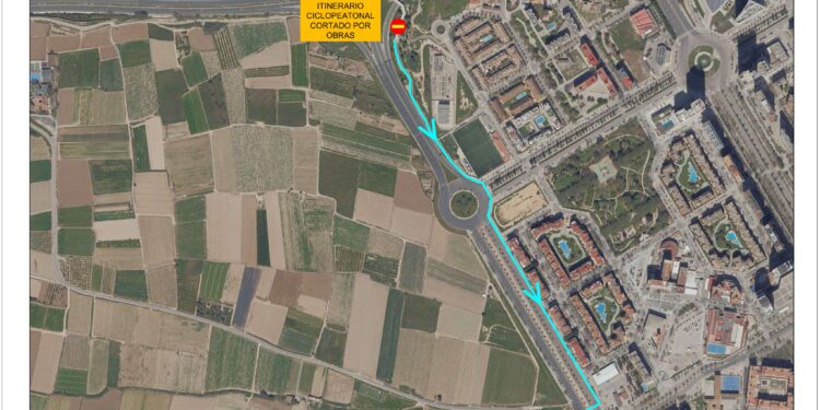 Cierre indefinido de la pasarela CV-30: una infraestructura clave bajo reparación por fallos en el terreno