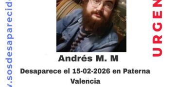 Máxima alerta en Paterna por la desaparición de Andrés Martínez Morte