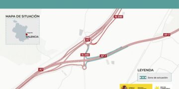 El Gobierno da luz verde a la remodelación del nudo de Sagunto para optimizar la conexión entre la AP-7, A-7 y N-340