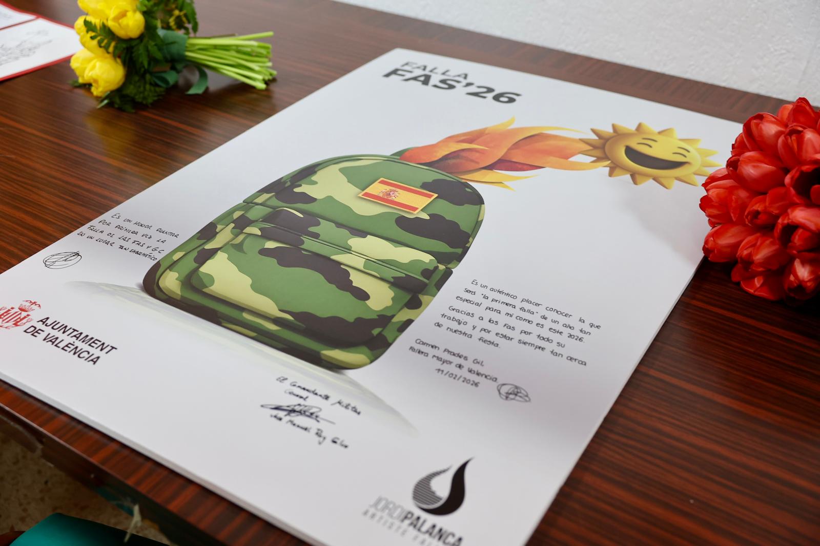 El espíritu militar se funde con el fuego: "Valors", la falla de Jordi Palanca para las Fuerzas Armadas en 2026 2 IMG 57061