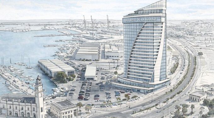 El movimiento vecinal de Valéncia se planta contra el rascacielos de la Marina y exige blindar el suelo público