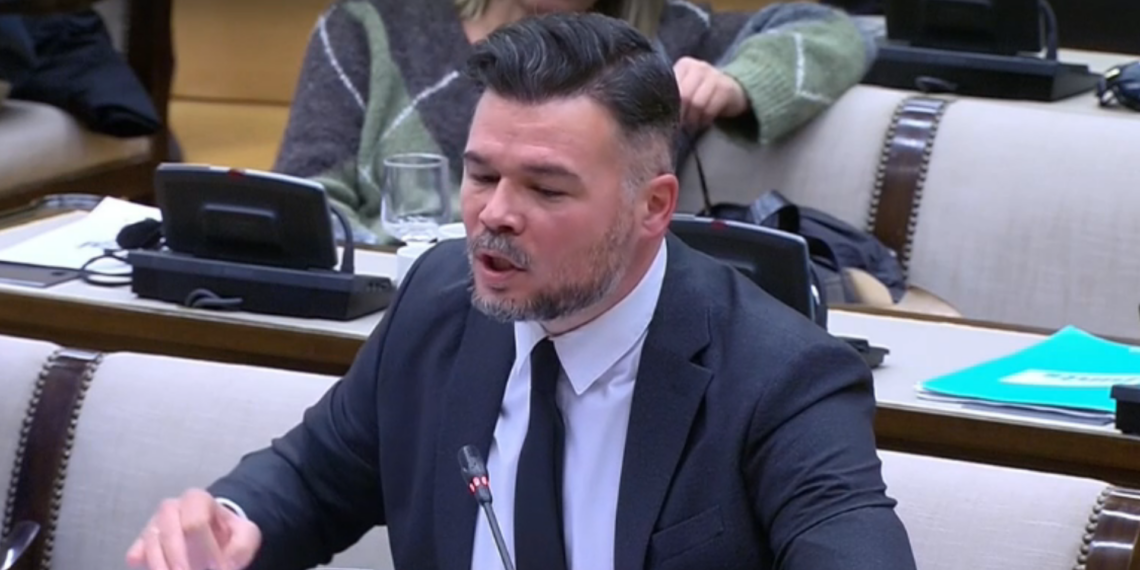 Rufián vuelve con la DANA: insultos, reproches… cuando  nunca pisó Valencia