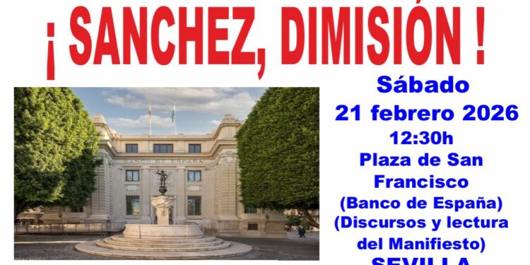 Sevilla se convierte en el epicentro de la movilización civil en defensa de la democracia y la Constitución