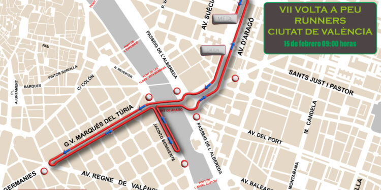 El running solidario toma el corazón de Valéncia con la VII Volta a Peu Runners